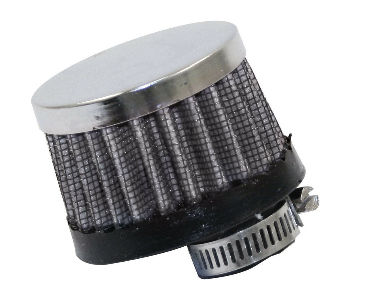 Oil Breather, Gauze, 1/2 Off-Set Hole, Fits VW Bug Beetle Buggy Sand Rail Car, EMPI 9053