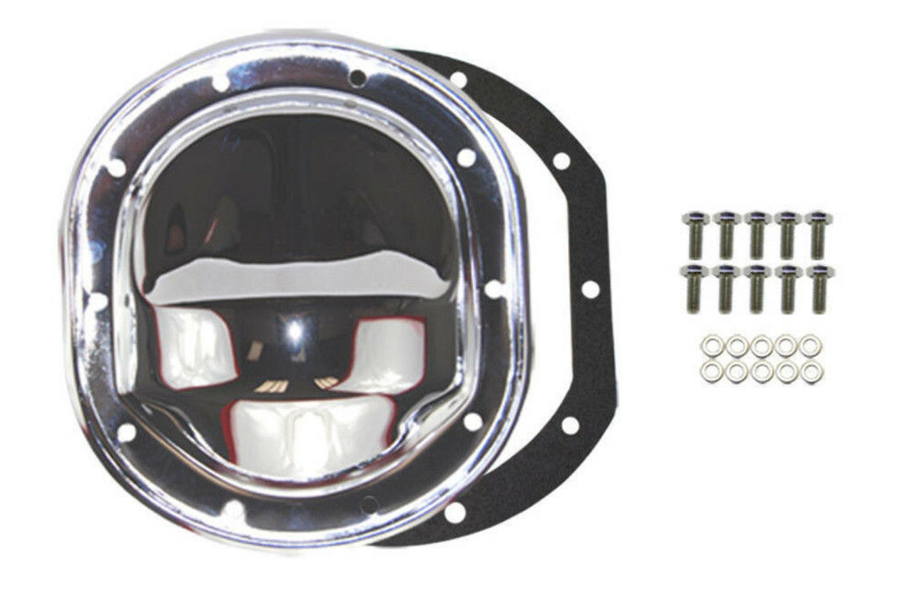 Chrome Differential Cover, Compatible with Ford 7.5" RG Ranger Bronco II 79-03 Mustang