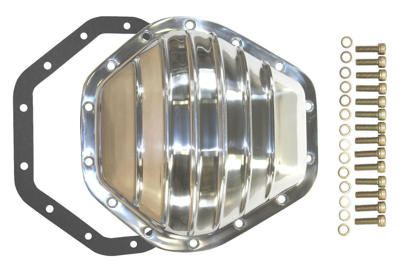 Polished Aluminum Chevy GMC 14 Bolt Diff  10.5" RG Differential Cover 2500HD 350