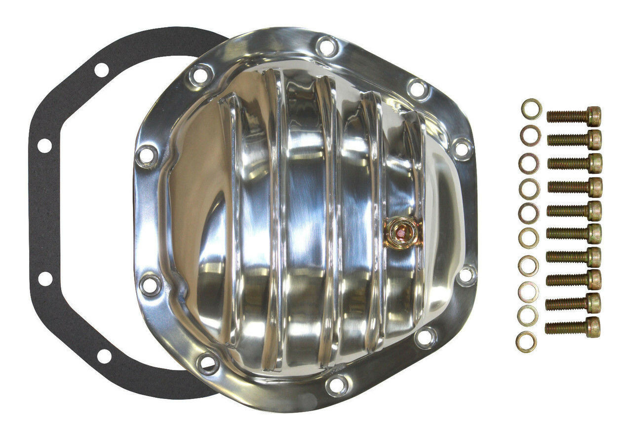 Polished Aluminum Dana 44 10-Bolt Differential Cover for GM, Ford, MOPAR, Jeep