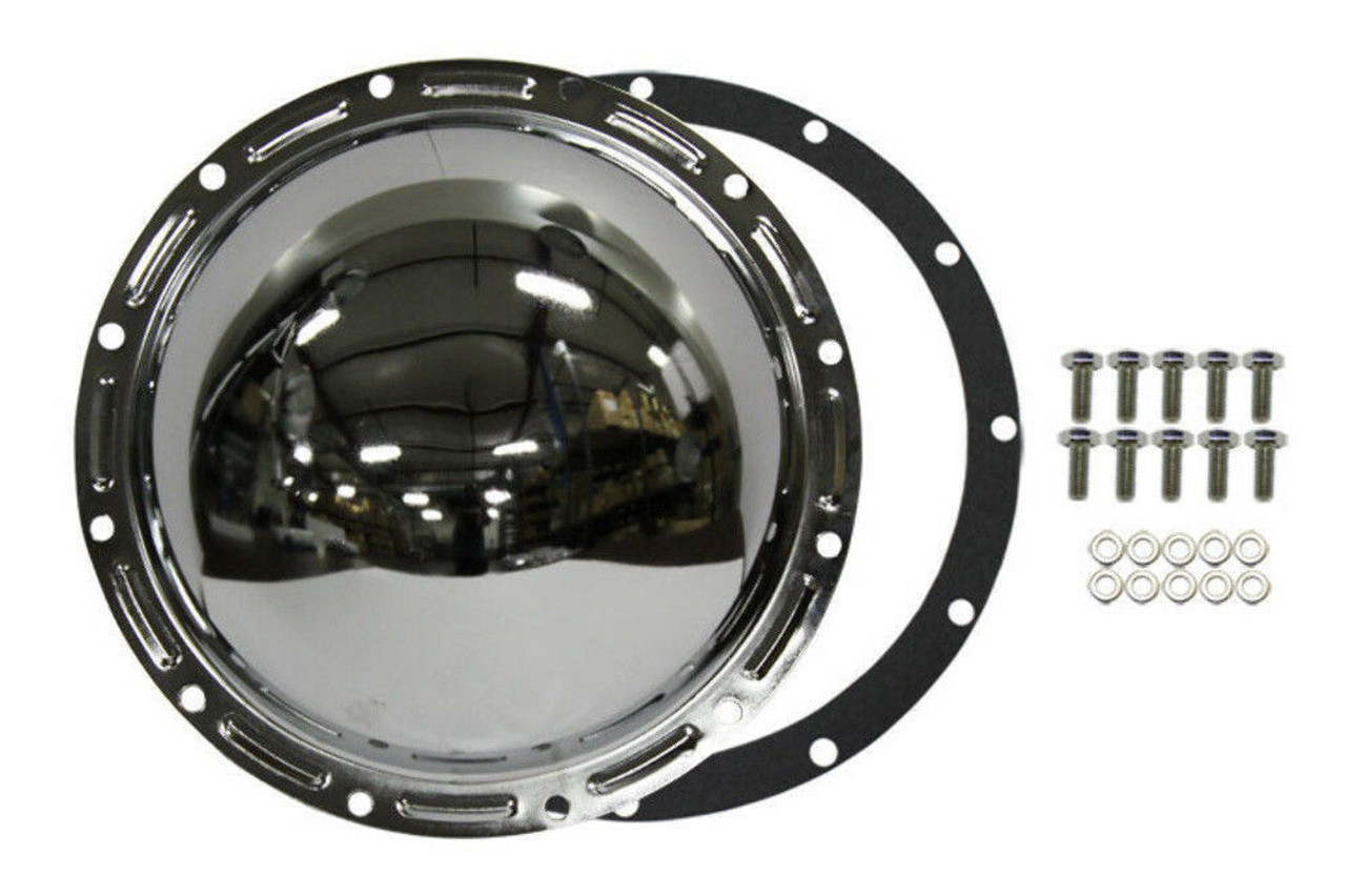 Chrome Steel 12-Bolt Axle Diff Differential Cover, Fits Jeep 12-Bolt AMC 20 CJ5 CJ7 J10