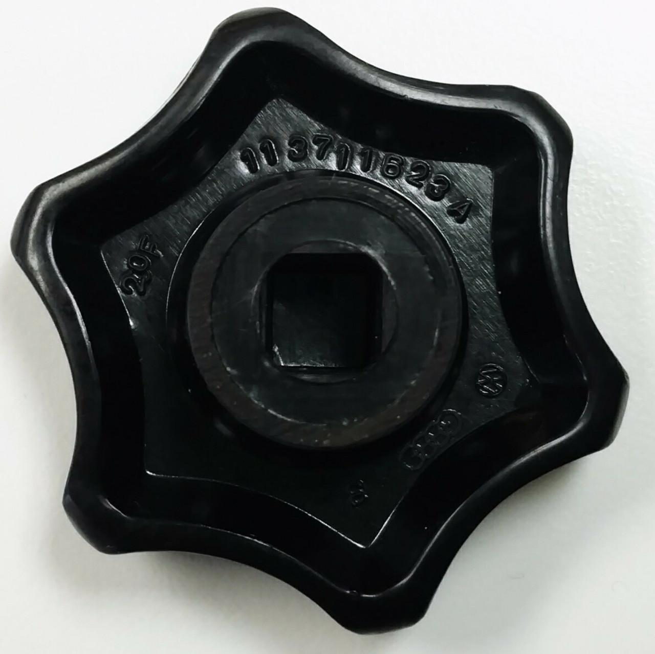 Heater Control Knob, Black, Fits VW Type 1-2-3, Bug & Ghia 1952-1964, Bus 1952-1967