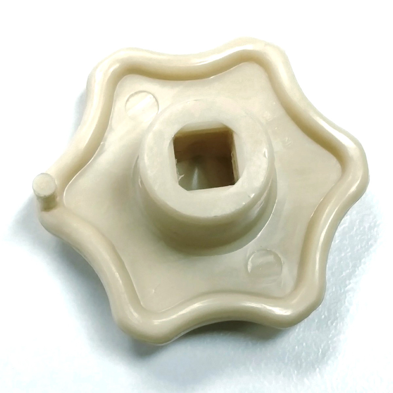 Heater Control Knob, Each, Ivory, Fits VW Type 1-2-3, Bug & Ghia 1952-64, Bus 1952-67