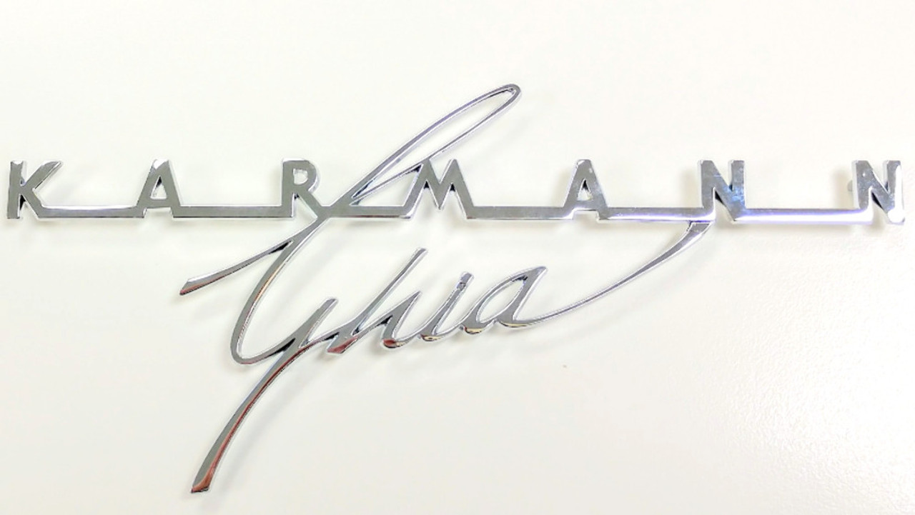 Karmann Ghia Script Emblem 1963-1974 343-853-905