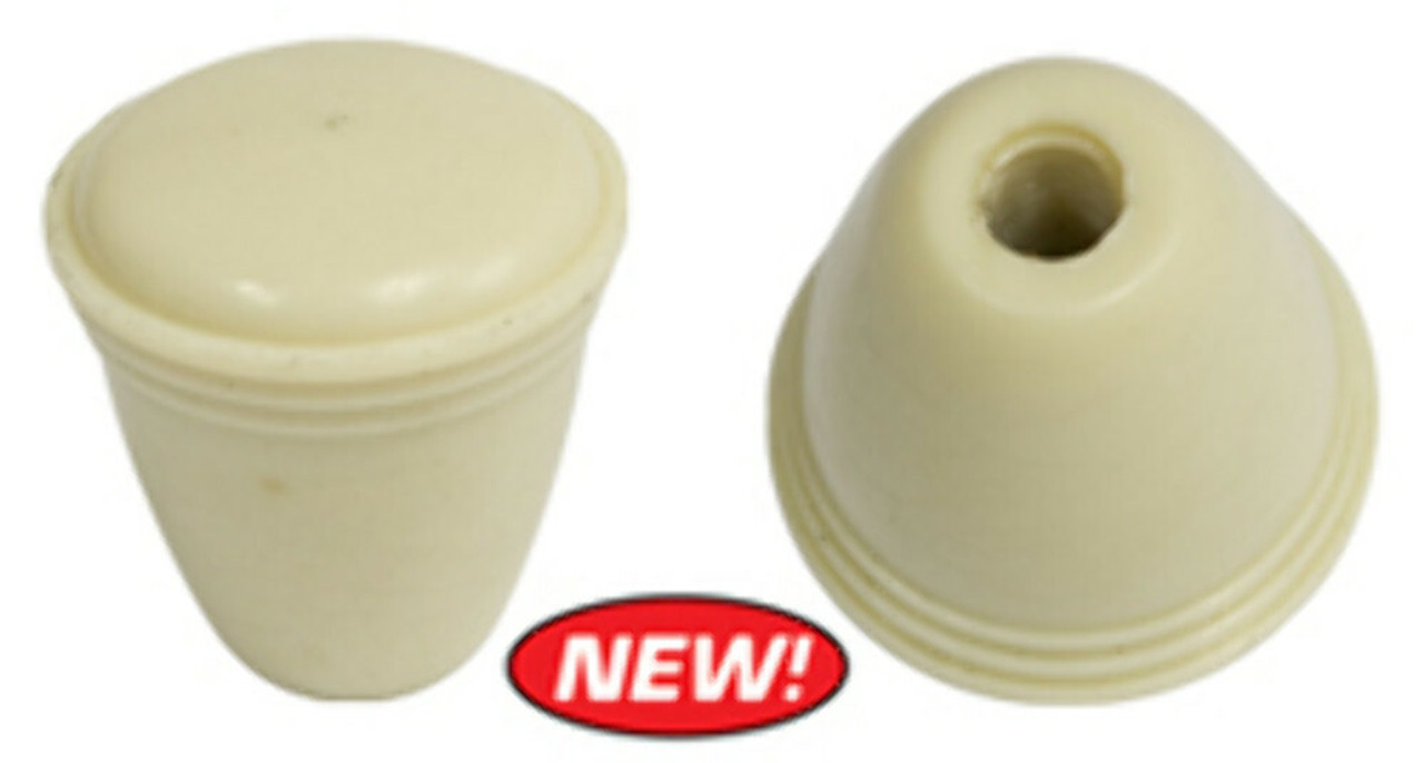 Dash Knob, Ivory, VW Type 1 to 1966, Early Bus Fuel Reserve Cable Each