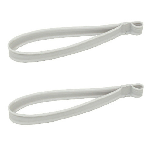 Assist Straps, White, Pair, Fits Air Cooled VW Type 1 Bug 1958-67, EMPI 98-2094-B