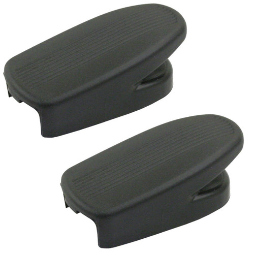 Coat Hooks, Black, Pair, Fits Air Cooled VW Beetle 1968-76, EMPI 98-2099