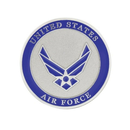 U.S. Air Force Adhesive Metal Medallion - 1-3/4"