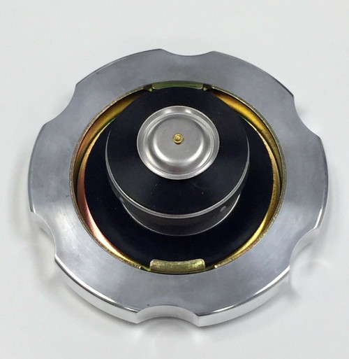 Hot Rod Polished Billet Aluminum 16 LB Radiator Cap