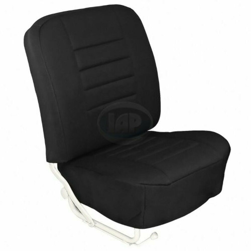 Front & Rear Seat Cover Set - Neoprene Black - Compatible with Type-1 Sedan 1958-1967