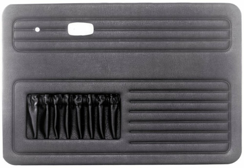 EMPI 4854 Black 4-piece Door Panel Kit with Pockets, for VW AIR COOLED BUG 65-77
