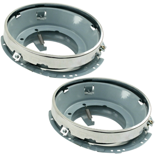 Headlight Bucket Assemblies, Pair - Fits VW BUG BUS GHIA - 141 941 041