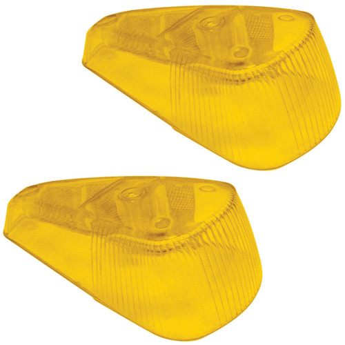 Turn Signal Amber Lenses, Pair - Compatible with VW Type-1 Bug 1970-1979