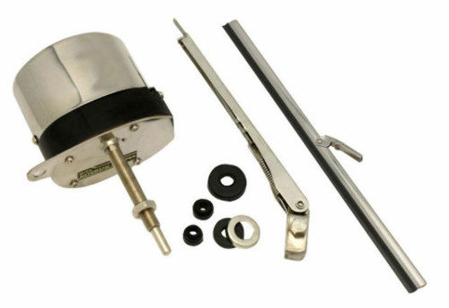 12V Stainless Windshield Wiper Motor Kit, Universal for Hot Rods 67000