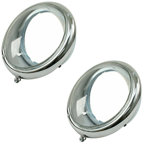 Head Light Assemblies, Pair - Compatible with VW Type 1 and 2 (1950-1966), 111 941 037C