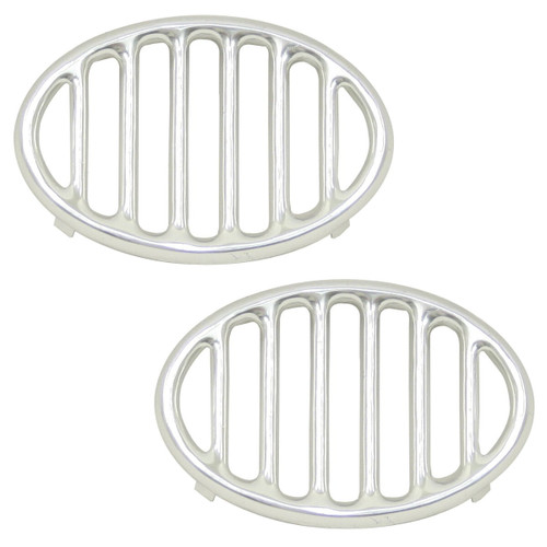Horn Grilles, Pair - Stock-Style for VW Beetle 1952-67 - 113-853-641A