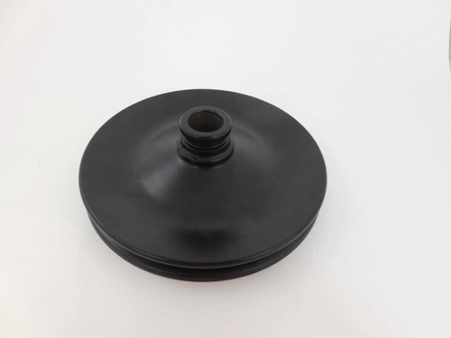 Power Steering Pump Pulley for GM – Single Groove, 3/4" Press‑Fit, Steel, Black
