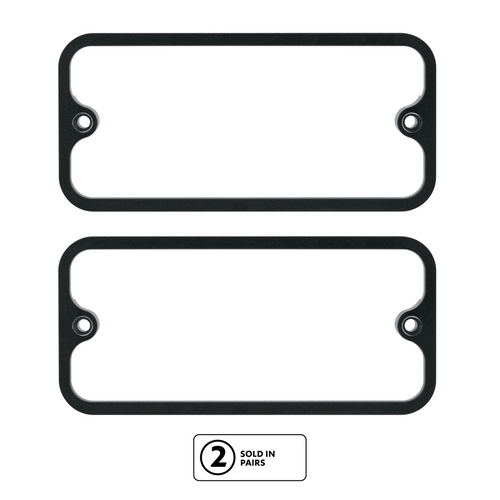Billet Standard Side Marker Bezels Black Anodized for 1968-1972 Chevy GMC Truck