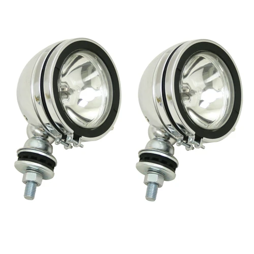 Pair of Chrome Off‑Road Lights – 5" 100W – Fits VW Bug, Dune Buggy & Sand Rail