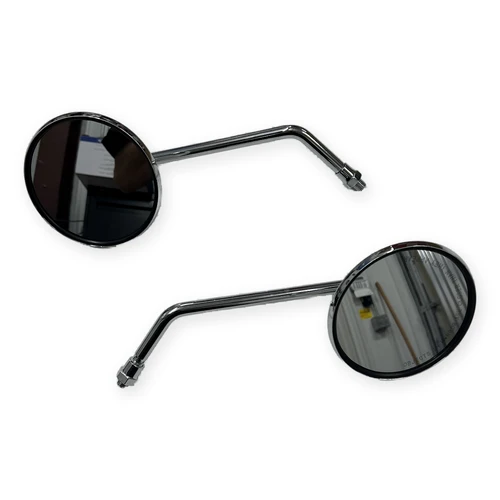 Chrome Rearview Mirrors Pair for CSC Monterey Scooter M10 Thread DOT ZS110-13C