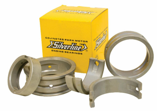 Main Bearing Set STD/STD, Steel Back, Silverline, Fits Air Cooled VW 1200-1600, EMPI 98-1461-S