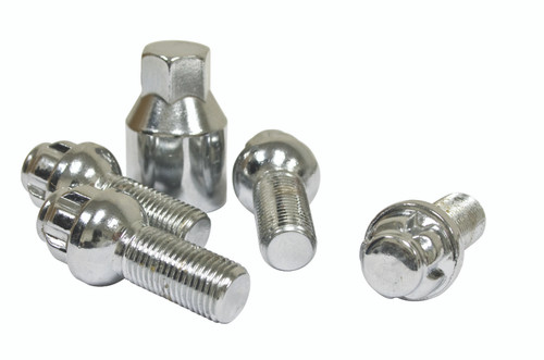 EMPI 70-2701-0 Chrome Wheel Locks - 14mm Bolt, Set of 4, VW Bug Baja Dune Buggy