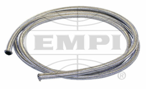 5' Length Braided Stainless Steel Oil/Breather Line 3/8 I.D, Fits VW Bug Air Cooled