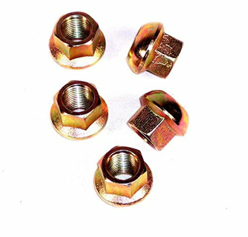 Porsche‑Style Lug Nut Set – Zinc Finish – M14‑1.5 Ball Seat – Set of 5