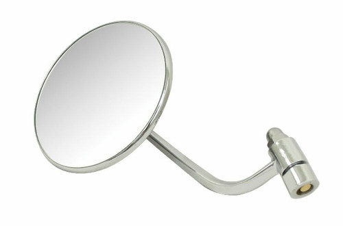 EMPI Chrome Stock Replacement Mirror, Right/Passenger for VW Bug/Beetle 1953-67