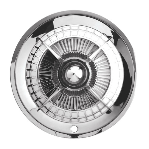 15" Lancer Hubcap with Chrome Center Bullet, Set Of 4