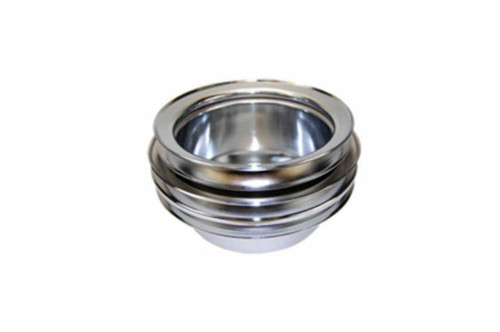 Chrome Steel Triple Groove Crankshaft Pulley - Fits Ford 289 1965-1966