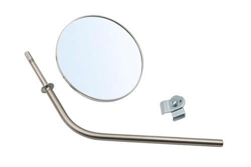 EMPI 98-9977-0 Chrome Round Right Mirror for VW Type 2 Bus 1950-1967