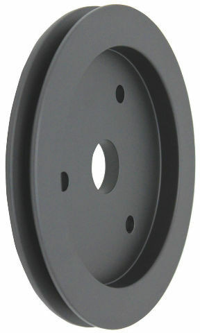 BBC Chevy 396-454 Black Aluminum SWP Single Groove Crankshaft Pulley