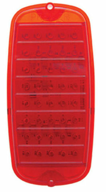 LED Tail Light, Red, Each - Compatible with Chevy Fleetside Truck 1960-1966