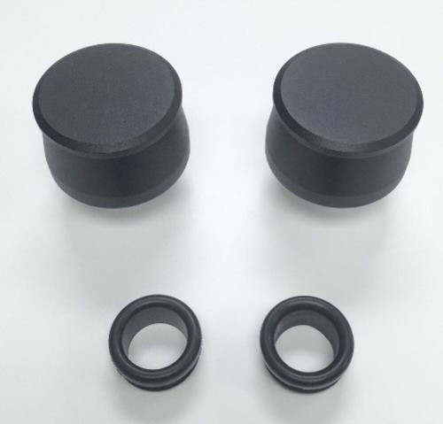 Hot Rod Black Billet Aluminum Valve Cover Breather Kit W/ Grommet SBC BBC V8 Hot Rod Black Billet Aluminum Valve Cover Breather Kit W/ Grommet SBC BBC V8