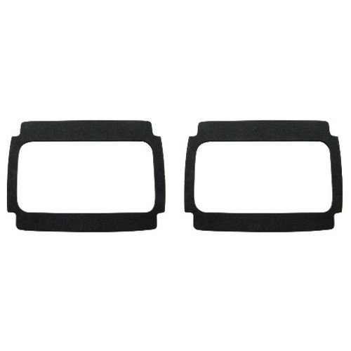 Tail Light Lens Gaskets, Pair - Black Foam - Fits Ford Mustang 1964-1966