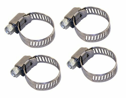 Empi 00-9225-0 Hose Clamps - Fits 3/8" & 1/2", Pack of 4