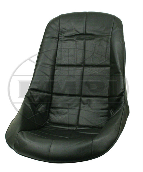 Seat Cover, Poly Low-Back Vinyl, Black, Fits VW Bug Baja Rock Crawler Sand Rail