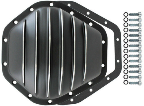 Black Aluminum 14 Bolt 10.5" RG Differential Cover, Fits Chevy GMC 2500HD 3500HD