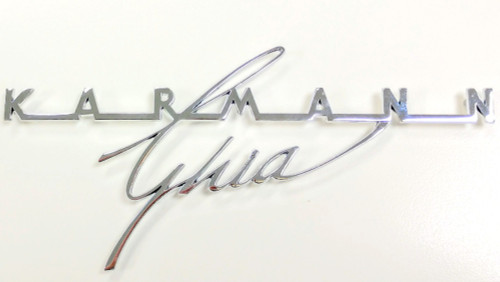 Karmann Ghia Script Emblem 1963-1974 343-853-905