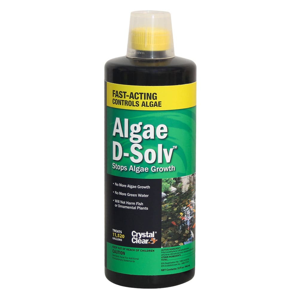 CrystalClear Algae D-Solv | Liquid Algaecide | Koi Ponds