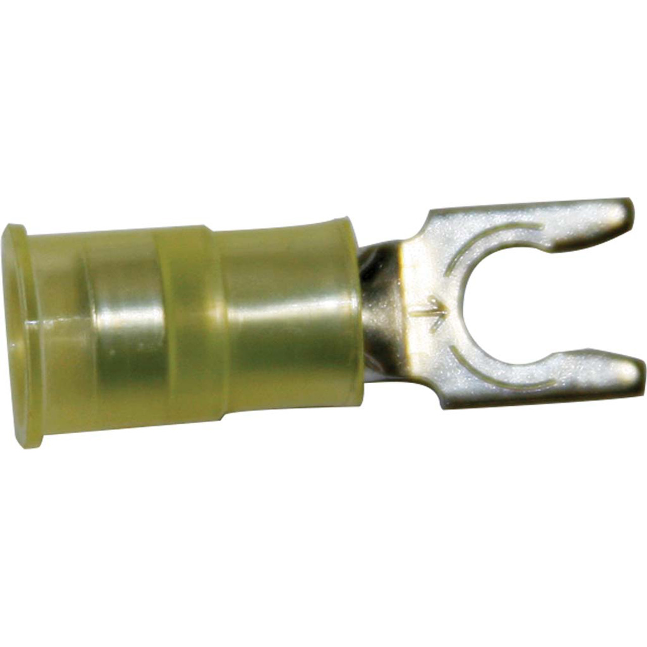 1210 AWG, Locking Fork, 10 Stud, Copper Nylon Insulated Brass Support