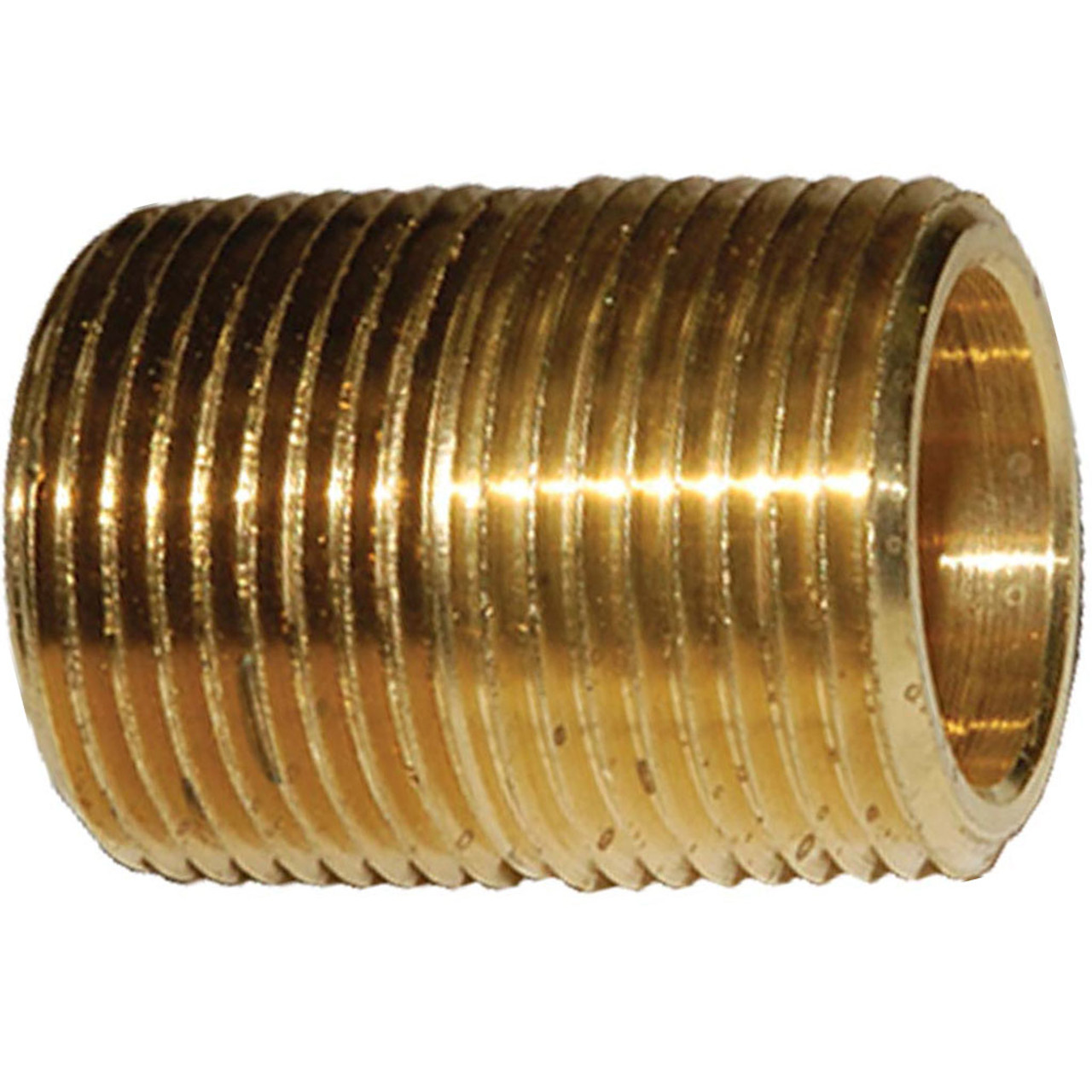 3/4 MPT, Brass Pipe Close Nipple 3326X12 HiLine Inc.