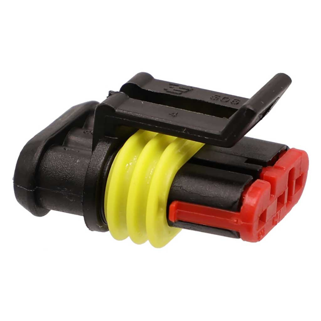 three❤️ 3 Positions Plug, Black/Yellow - Hi-Line Inc.