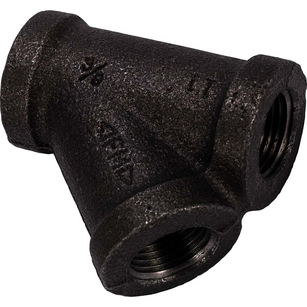3/4" 45° Y Branch Fitting, Schedule 40 Black Pipe, Class 150 HiLine Inc.