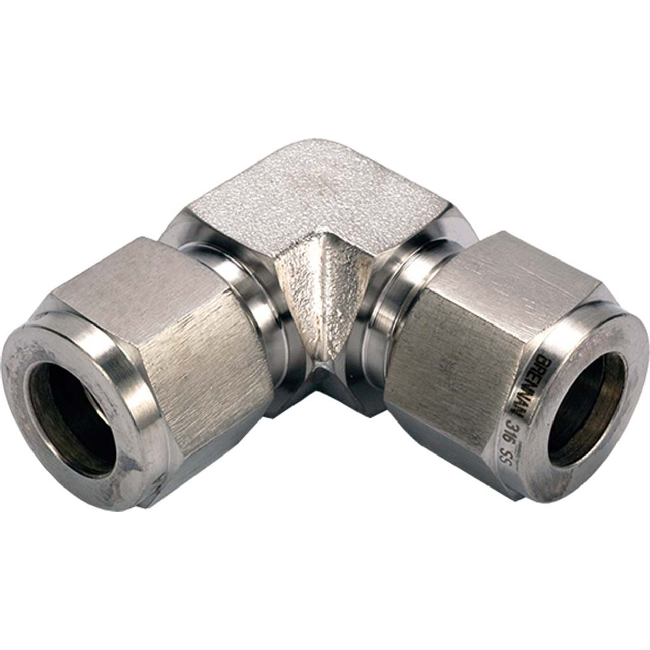 3/8 in. Tube O.D. x 1/4 in. Male AN - AN Union - Double Ferrule - 316  Stainless Steel Compression Tube Fitting