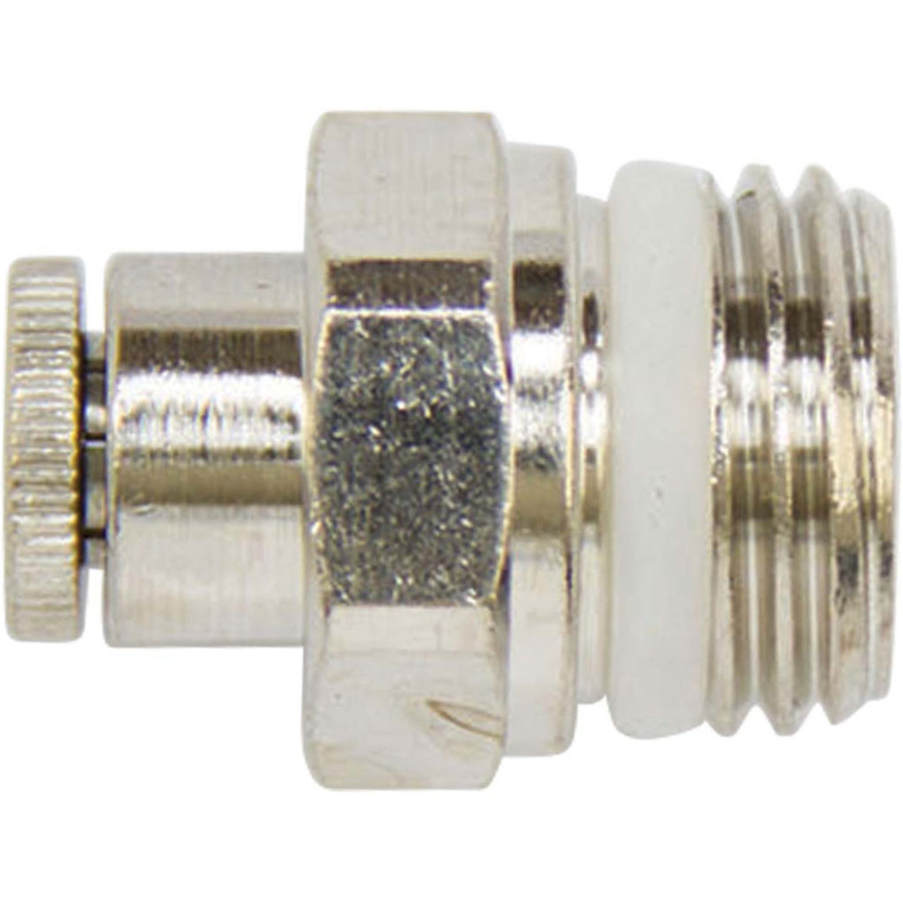 Connecteur mâle 1/8 BSPP avec joint ed (ISO 1179) – cône EO 24° - tube OD 8  mm L