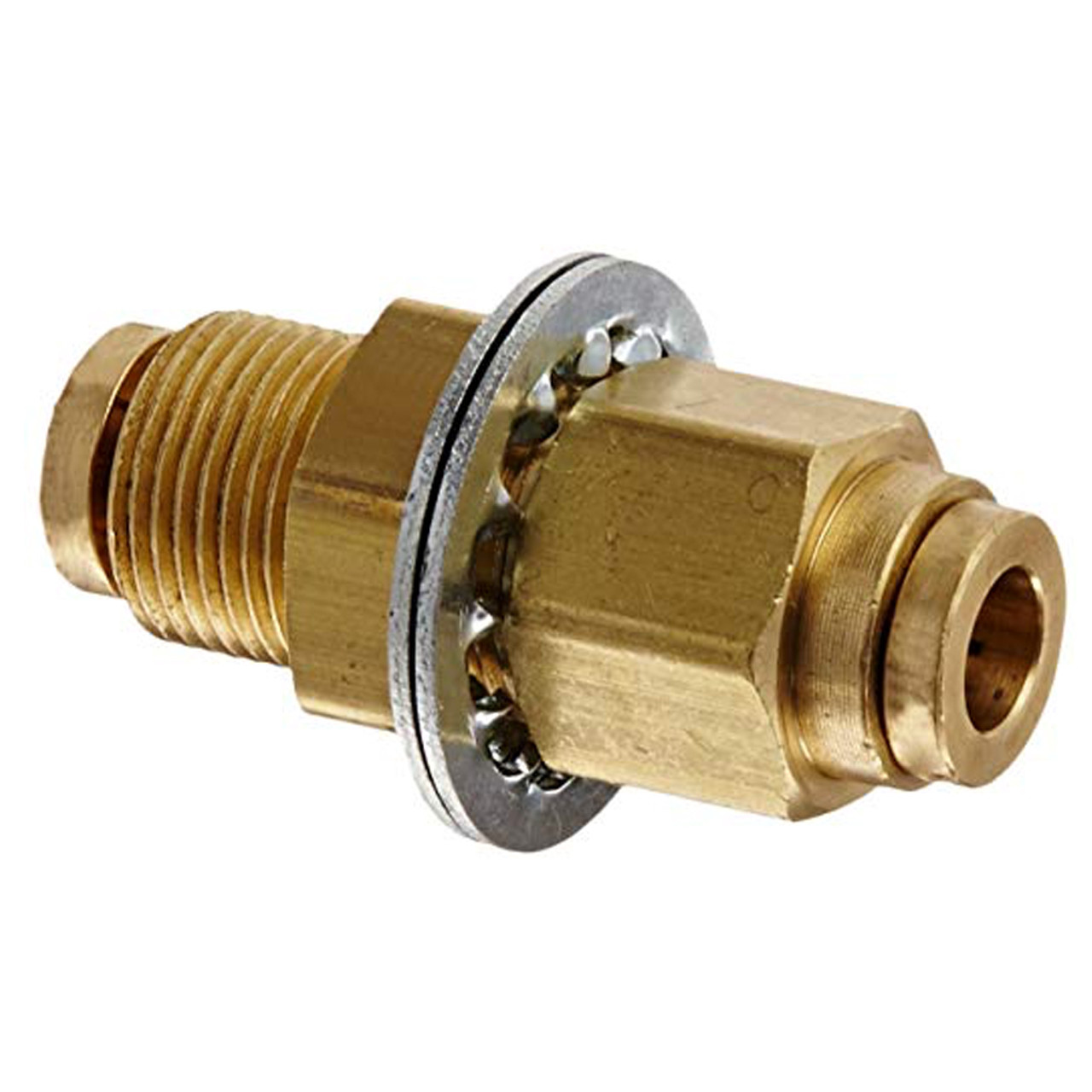 Air Brake Tube Fitting Eaton Weatherhead 1874X6X6 Brass CA360 D.O.T Quick Connect Bulkhead Union 3//8 Tube OD x 3//4 Thread Size
