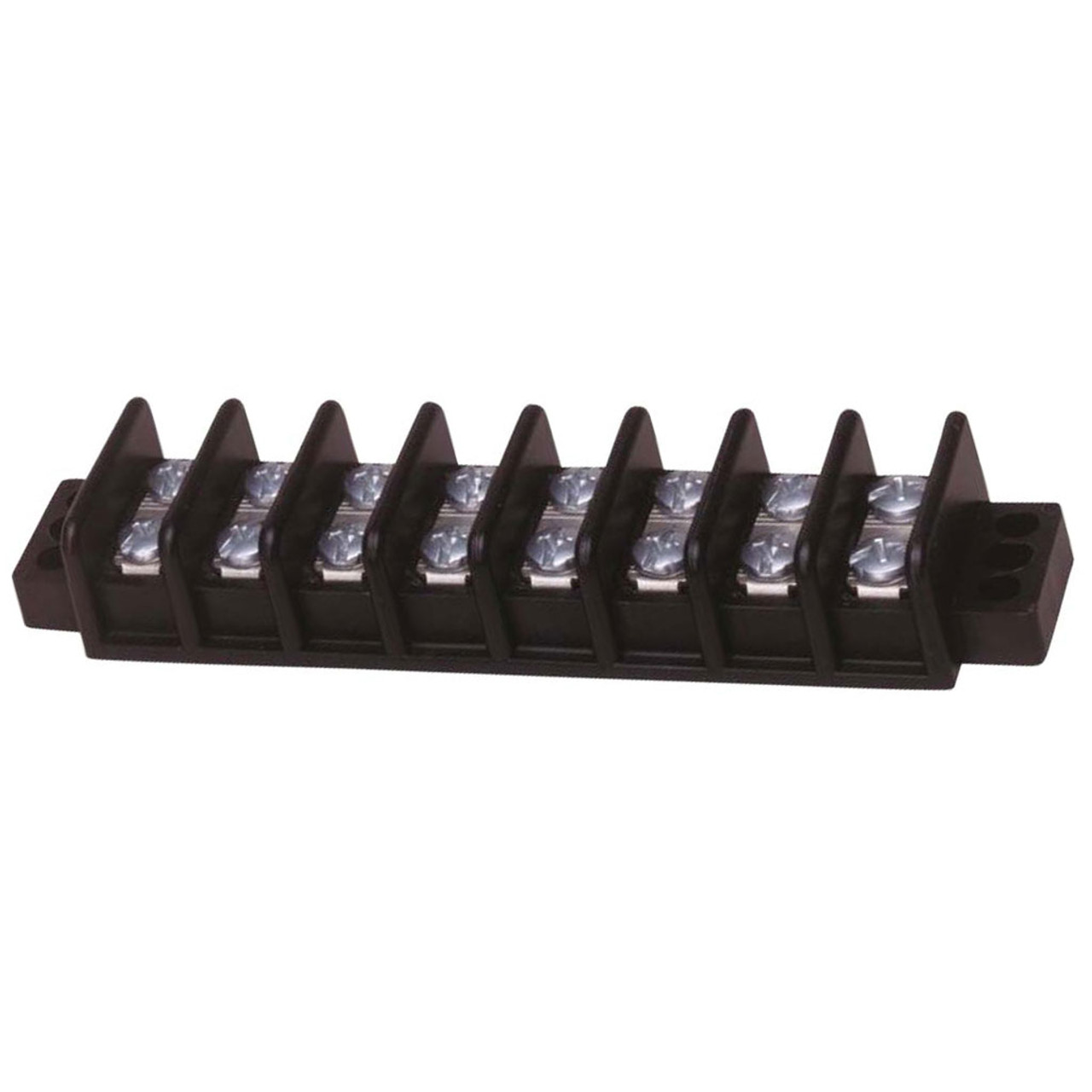 6 Poles, 30 Amp Double Row Terminal Block HiLine Inc.