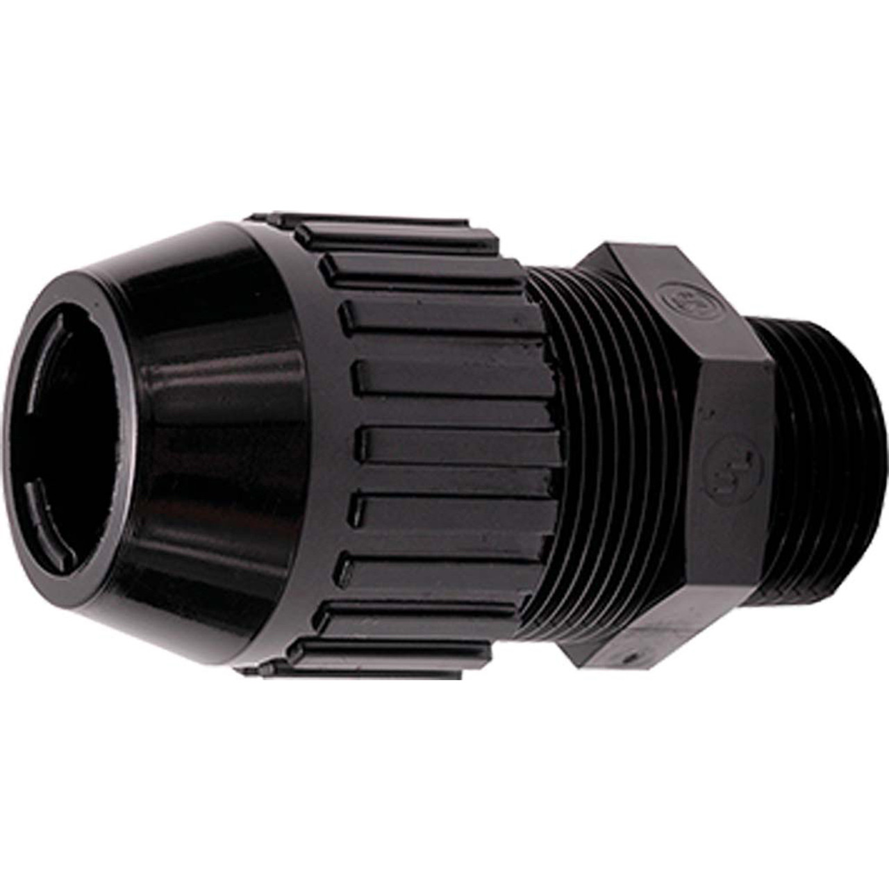 1/2 Hub Size, Straight, .400-.560 Cord Dia. Nylon Liquidtight Strain  Relief Fitting - Hi-Line Inc.